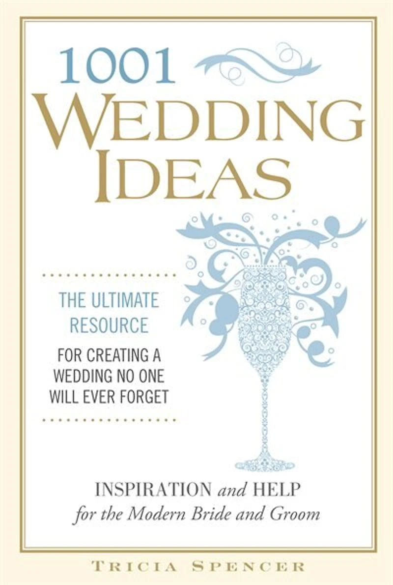 1,001 Wedding Ideas : The Ultimate Resource for Creating A Wedding No One Will Ever Forget: Inspiration and Help for the Modern Bride and Groom: Marketing line (appears on front cover): Inspi