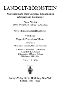 3d, 4d, and 5d Elements, Alloys and Compounds / 3d-, 4d- und 5d-Elemente, Legierungen und Verbindungen