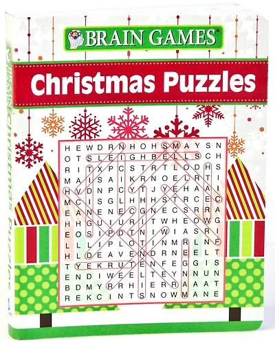 Brain Games Mini - Christmas Puzzles (Pocket Size / Stocking Stuffer)