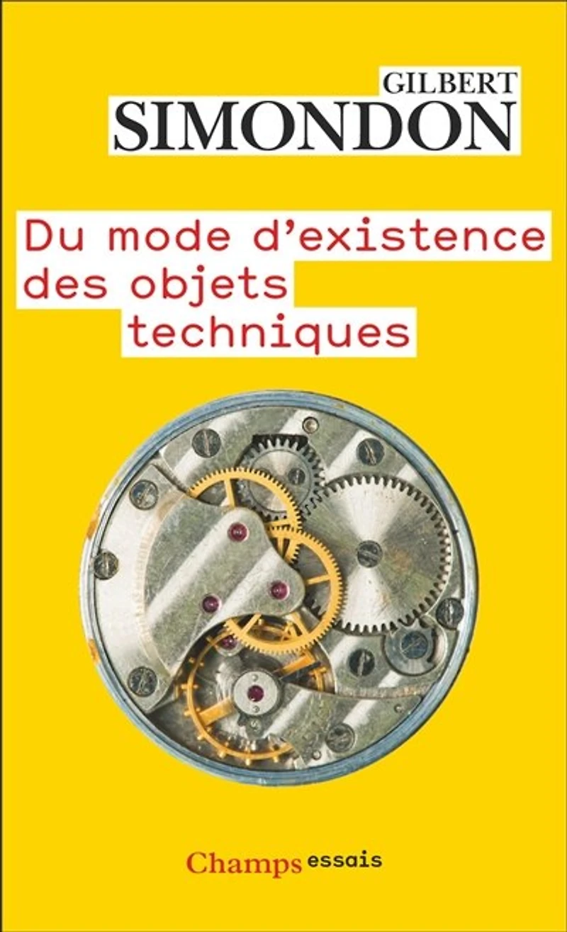 Du mode d'existence des objets techniques