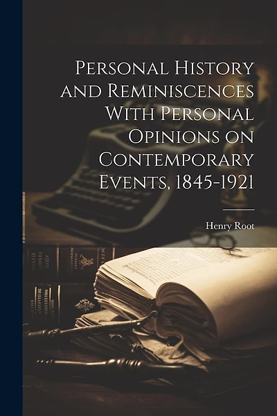 Personal History and Reminiscences With Personal Opinions on Contemporary Events, 1845-1921