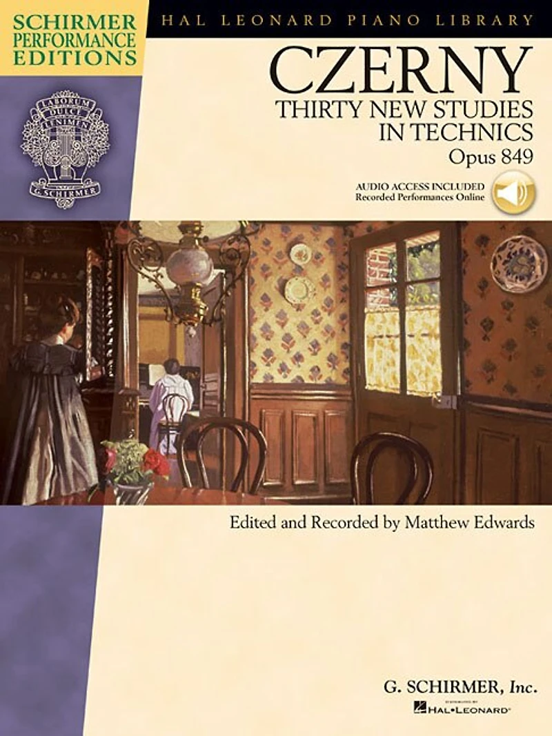 Carl Czerny - Thirty New Studies Technics, Op. 849: With Online Audio Recordings Of Performances Schirmer Performance