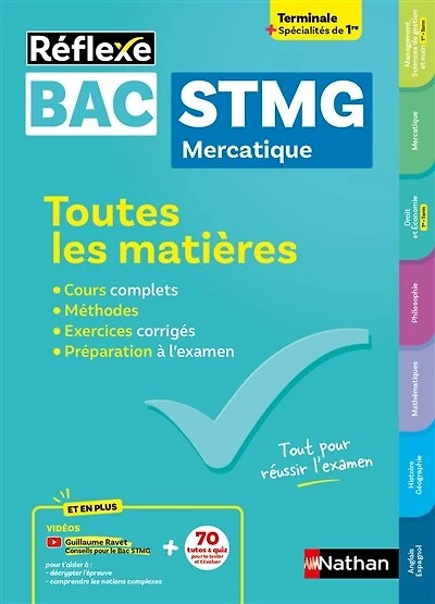 Bac STMG mercatique, terminale + spécialités de 1re: toutes les matières