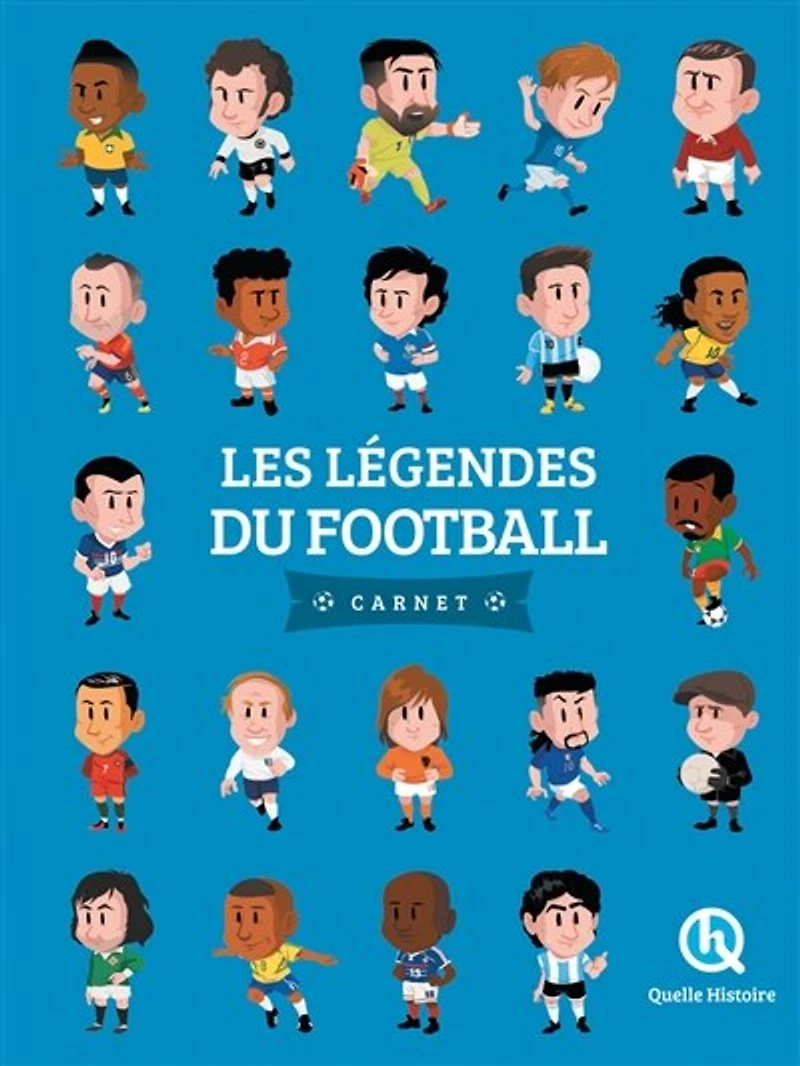 Les légendes du football: carnet