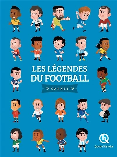 Les légendes du football: carnet