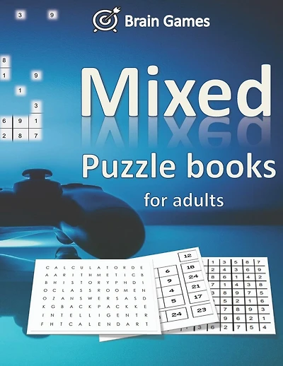 Mixed puzzle books for adults: Brain Games for Every Day