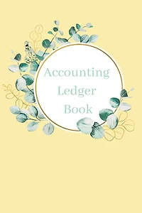 Accounting Ledger: Tan Floral