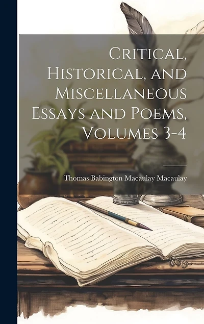 Critical, Historical, and Miscellaneous Essays and Poems