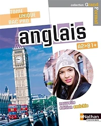 Anglais, A2-B1+: tome unique, bac pro