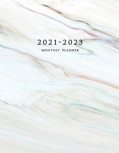 2021-2023 Monthly Planner: Large Three Year Planner With Marble Cover (volume 1)