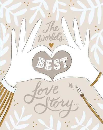 Love Muchly Greeting Cards: Wedding - The world's best love story (Pack of 6)