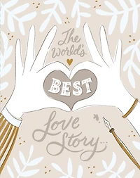 Love Muchly Greeting Cards: Wedding - The world's best love story (Pack of 6)