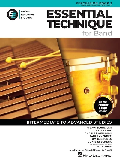 Essential Technique for Band - Book 3 with Online Resources                                         Intermediate to Advanced Studies: Intermediate to Advanced Studies