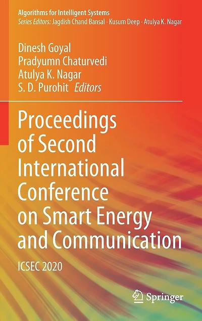 Proceedings of Second International Conference on Smart Energy and Communication: ICSEC 2020