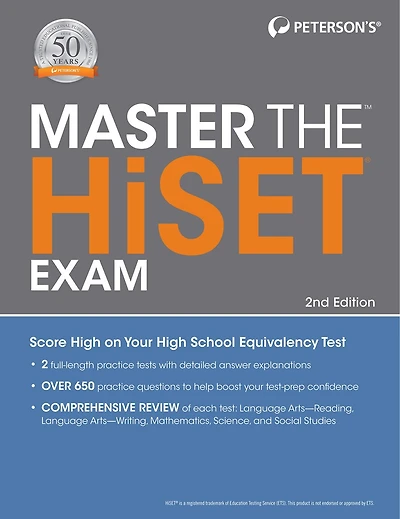 Master The Hiset Exam, 2nd Edition