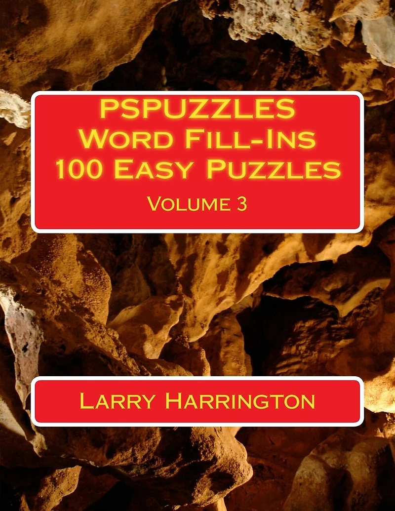 PSPUZZLES Word Fill-Ins 100 Easy Puzzles Volume 3