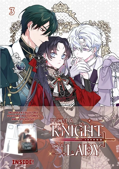 From a Knight to a Lady Volume 3: Limited Edition with Postcard and Sticker Set: Limited Edition