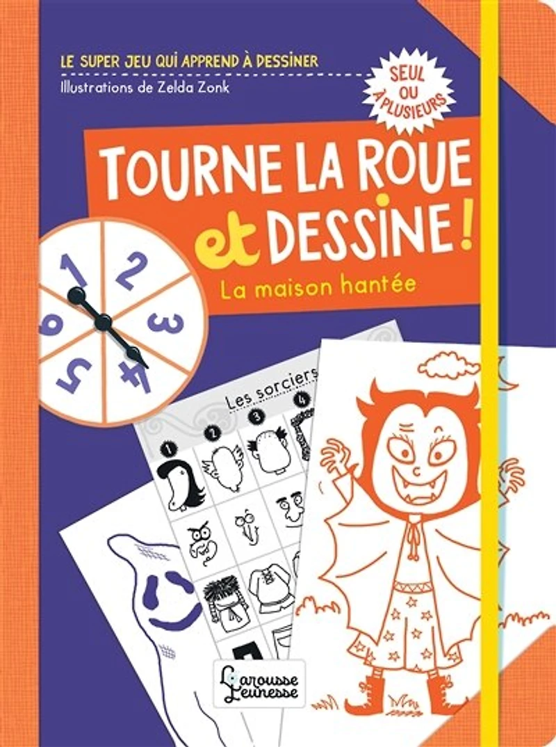 Tourne la roue et dessine !: la maison hantée