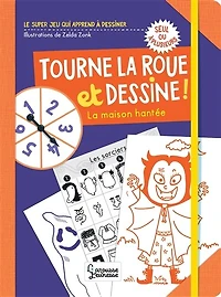 Tourne la roue et dessine !: la maison hantée