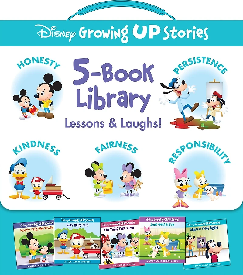 DISNEY GROWING UP STORIES 5BK LIBRARY LE