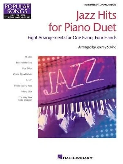Jazz Hits For Piano Duet: Hal Leonard Student Piano Library Intermediate Level Nfmc 2020-2024 Selection
