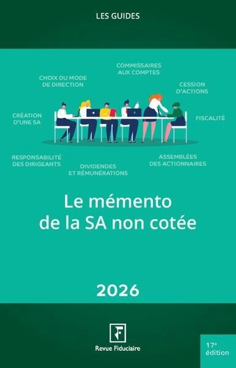 Le mémento de la SA non cotée: 2026