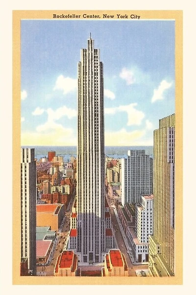 Vintage Journal Rockefeller Center, New York City