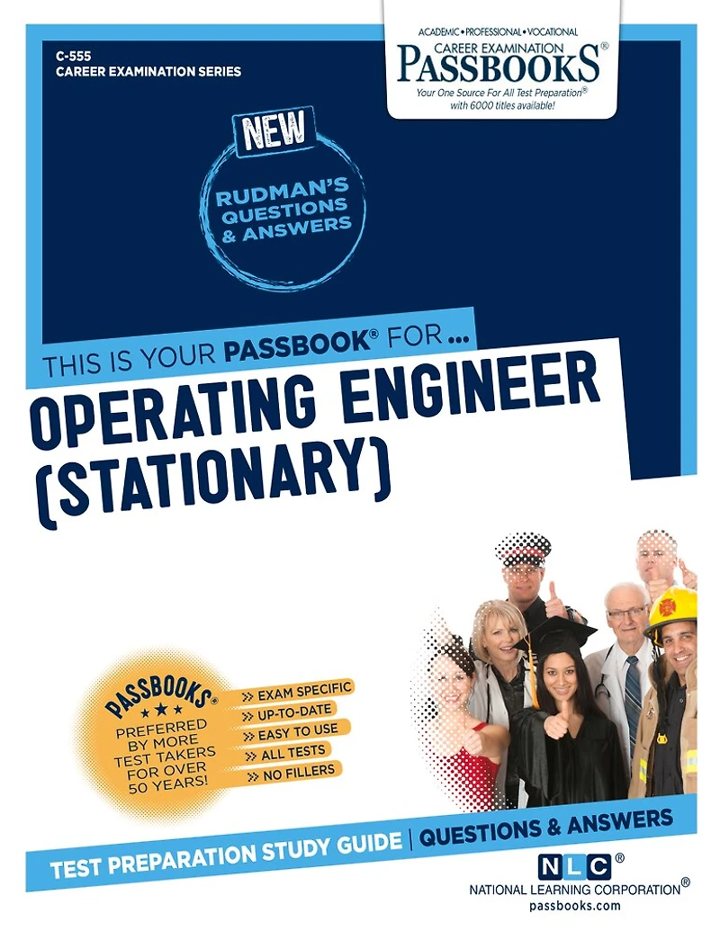 Operating Engineer (Stationary) (C-555): Passbooks Study Guide