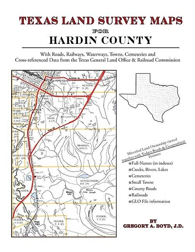 Texas Land Survey Maps for Hardin County
