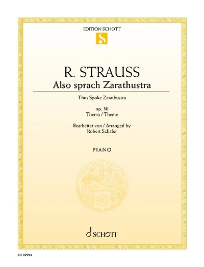 Also Sprach Zarathustra&for Piano