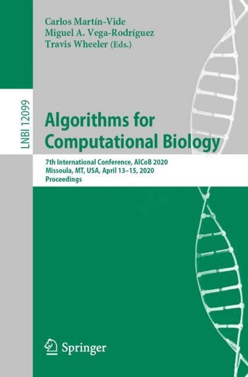Algorithms for Computational Biology: 7th International Conference, AlCoB 2020, Missoula, MT, USA, April 13-15, Proceedings