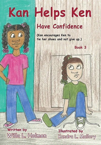 Kan Helps Ken Have Confidence: Kan Encourages Ken to Tie Her Shoes and Not Give Up