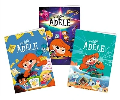 Lot de 3 cahiers Mortelle Adèle : rentrée 2021: rentrée 2021