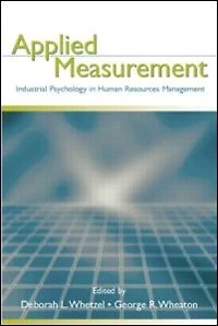 Applied Measurement: Industrial Psychology Human Resources Management