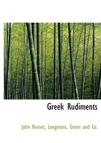 Greek Rudiments