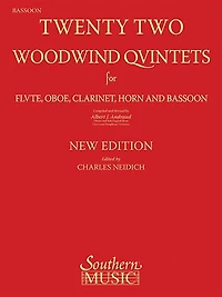 22 Woodwind Quintets - New Edition: Bassoon Part