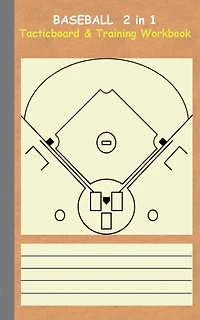 Baseball 2 in 1 Tacticboard and Training Workbook