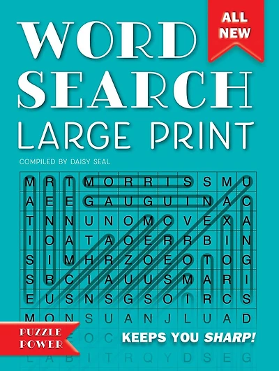Word Search Large Print (Orange): Play Twists and Challenges