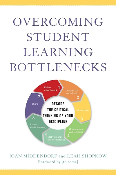 Overcoming Student Learning Bottlenecks: Decode The Critical Thinking Of Your Discipline