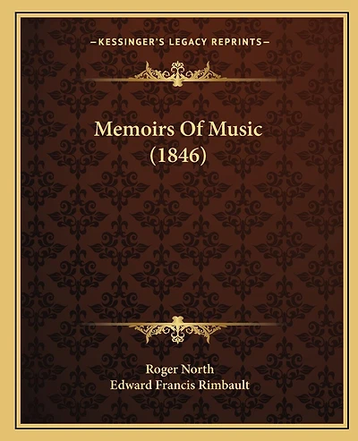 Memoirs Of Music (1846)