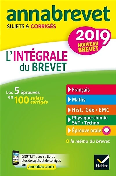 L' intégrale du brevet: nouveau brevet 2019