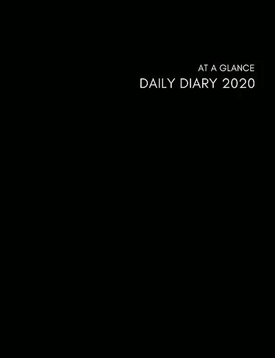 At A Glance Daily Diary 2020: Page A Day Calendar 2020, Schedule Organizer Planner (2020 Diary Day Per Page Black Cover)