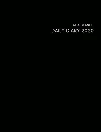 At A Glance Daily Diary 2020: Page A Day Calendar 2020, Schedule Organizer Planner (2020 Diary Day Per Page Black Cover)