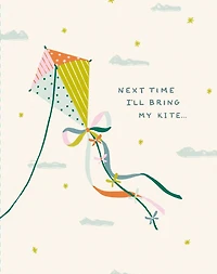 Love Muchly Greeting Cards: Encouragement - Next time I'll bring my kite (Pack of 6)