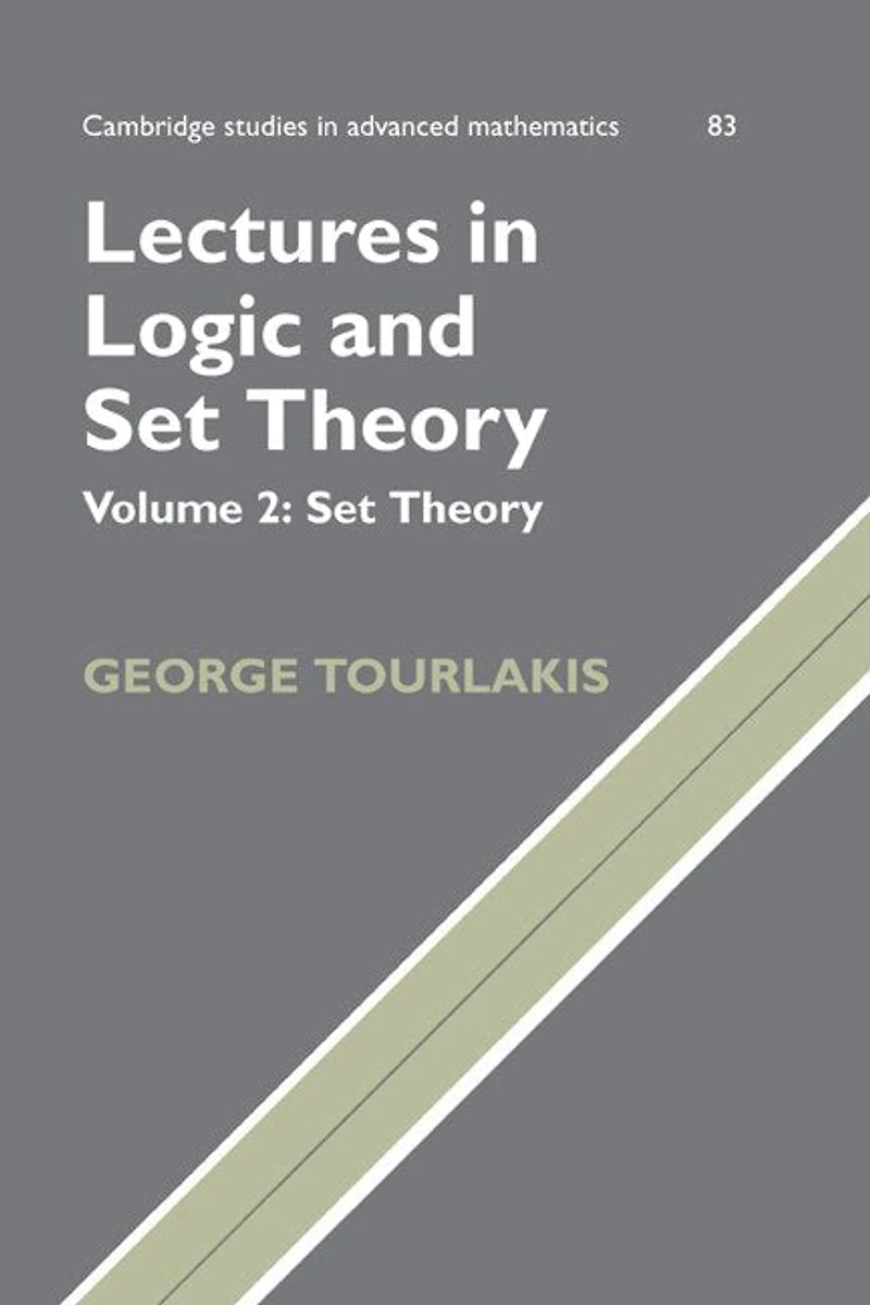 Lectures Logic and Set Theory: Volume 2, Theory