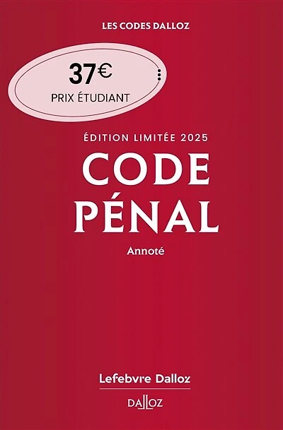 Code pénal 2027, annoté