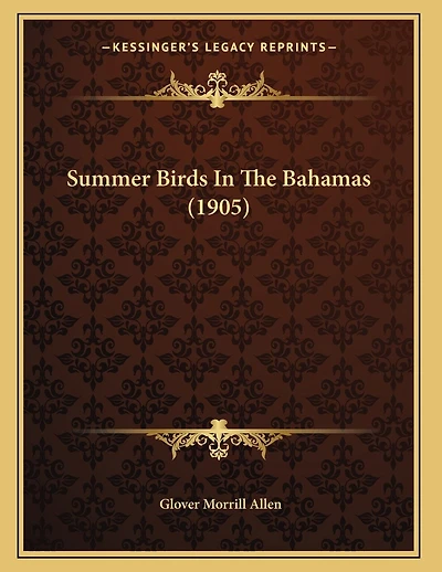 Summer Birds In The Bahamas (1905)