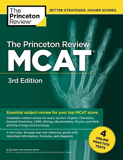 Princeton Review MCAT Prep, 14th Edition: 4 Practice Tests + Complete Content Coverage