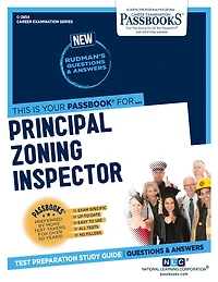 Principal Zoning Inspector (C-2854): Passbooks Study Guide