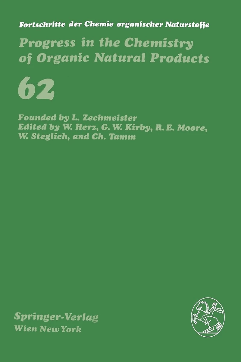 Fortschritte der Chemie organischer Naturstoffe / Progress in the Chemistry of Organic Natural Products